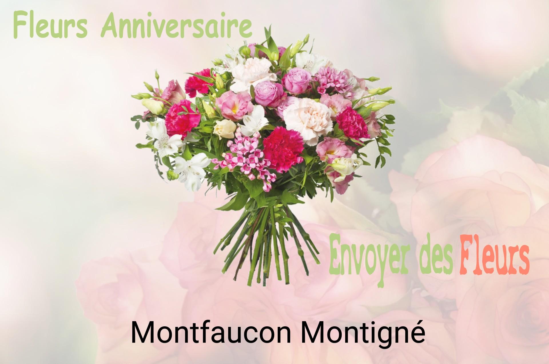 Bouquet de fleurs d’anniversaire livré à Montfaucon-Montigné