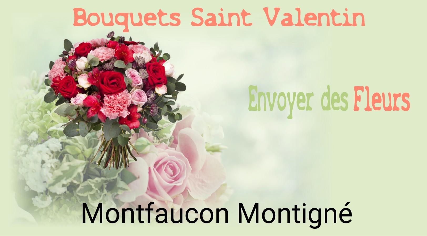 Roses de Saint-Valentin livrées à Montfaucon-Montigné